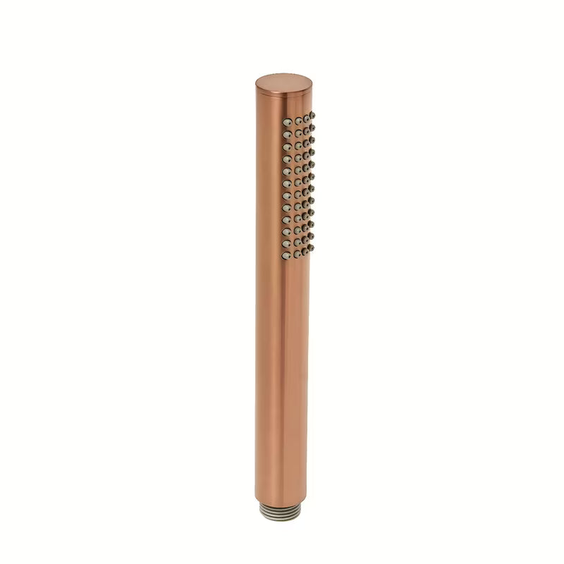 Rankinis dušelis SAT Aurum, rose gold brushed apdailos, apvalaus dizaino su ergonomiška rankena.