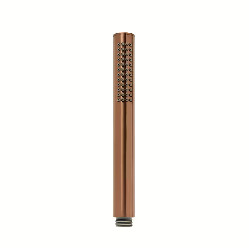 Rankinis dušelis SAT Aurum, rose gold brushed apdailos, apvalaus dizaino su ergonomiška rankena.