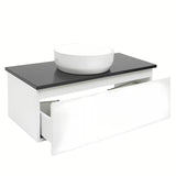 Pakabinama vonios spintelė SAT B-Way 1 su uždengimo plokšte baltos spalvos, 99x45x30 cm