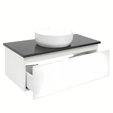 Pakabinama vonios spintelė SAT B-Way 1 su uždengimo plokšte baltos spalvos, 99x45x30 cm