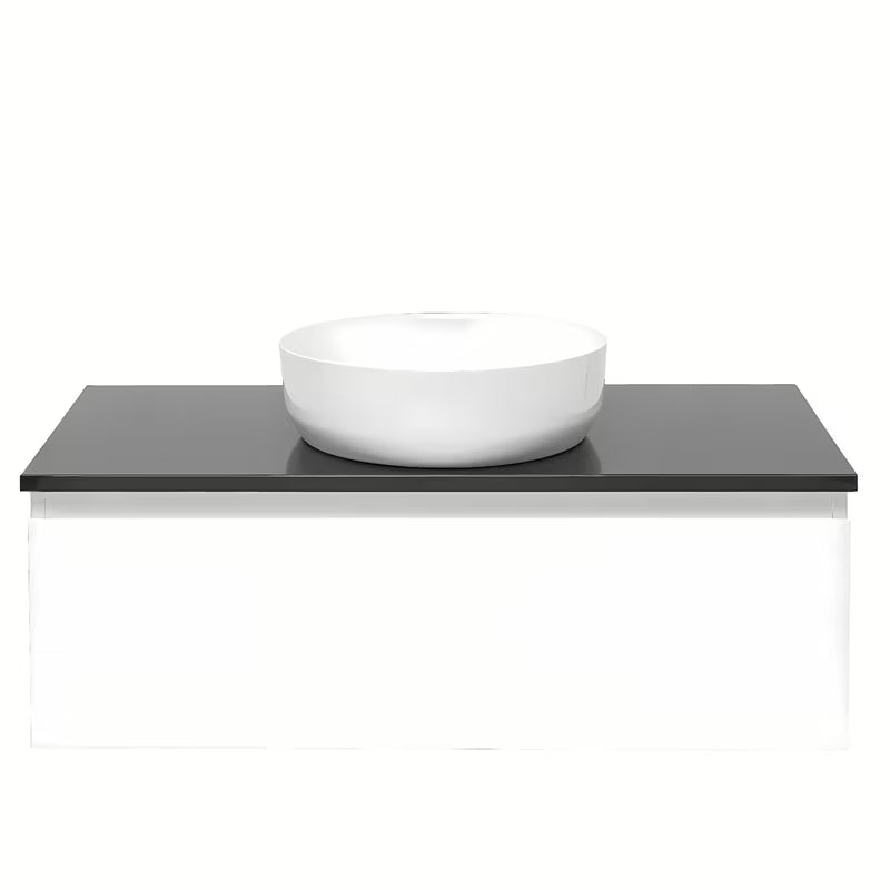 Pakabinama vonios spintelė SAT B-Way 1 su uždengimo plokšte baltos spalvos, 99x45x30 cm