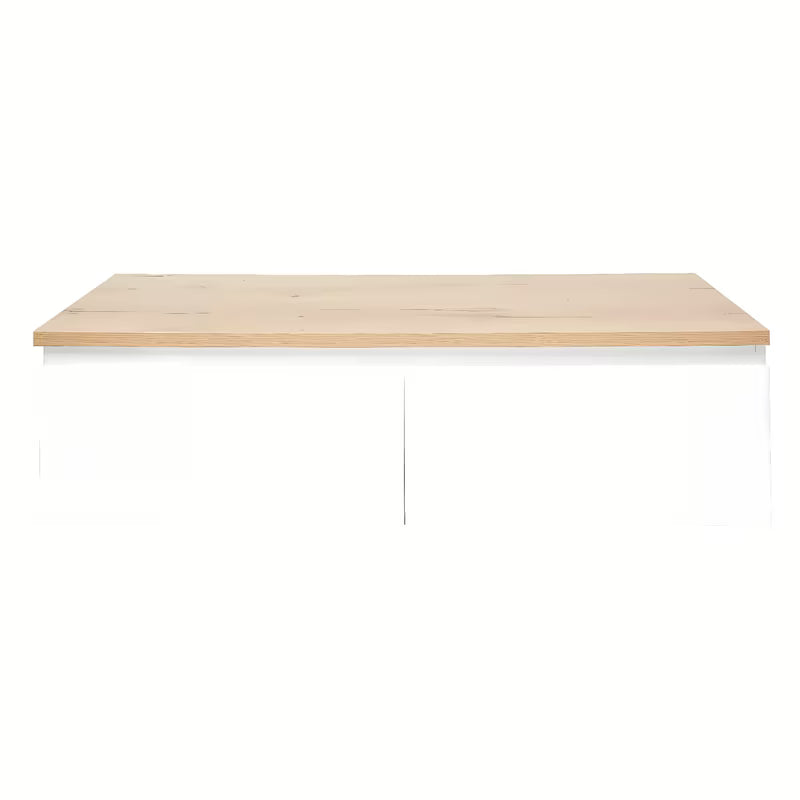 Pakabinama vonios spintelė SAT B-Way 1 su uždengimo plokšte baltas blizgus, 119x30x45 cm