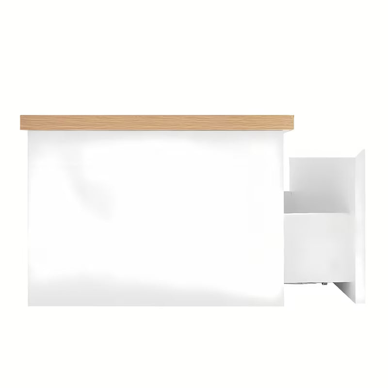 Pakabinama vonios spintelė SAT B-Way 1 su uždengimo plokšte baltas blizgus, 119x30x45 cm