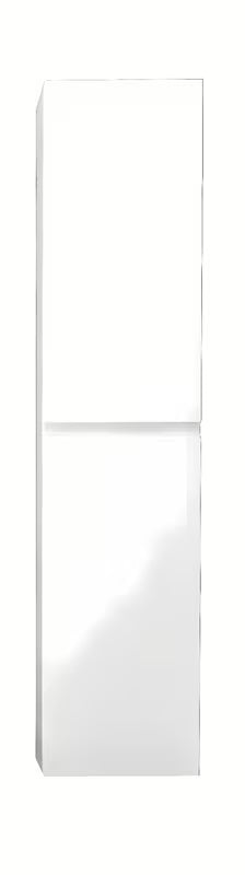 Aukšta pakabinama vonios spintelė SAT B-Way 30x133x35 cm, baltos blizgios spalvos.