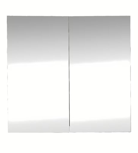 Balta veidrodinė spintelė SAT B-Way 80 x 75 cm vonios kambariui, su kairiniu arba dešininiu atidarymu.