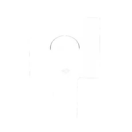 Potinkinė svirtinis dušo maišytuvas SAT B-Way baltos matinės spalvos, minimalistinio dizaino.