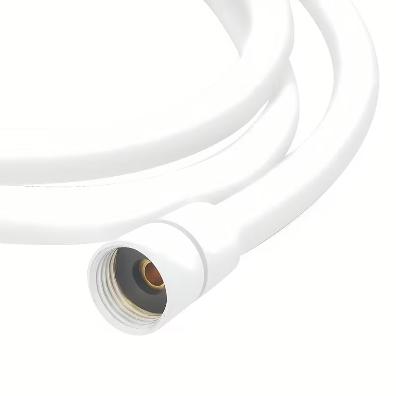 Matinės baltos spalvos dušo žarna SAT B-Way su anti twist sistema, ilgis 1,5 m.