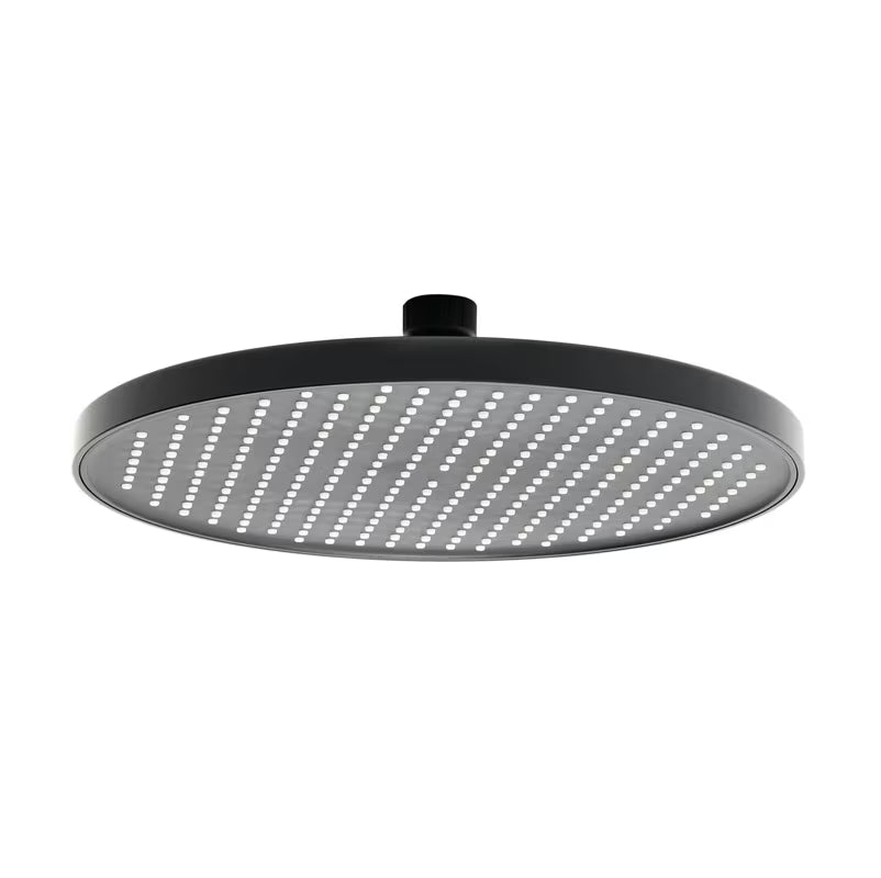 Viršutinis dušas SAT B-Way juodos matinės spalvos, 25,4 cm skersmens