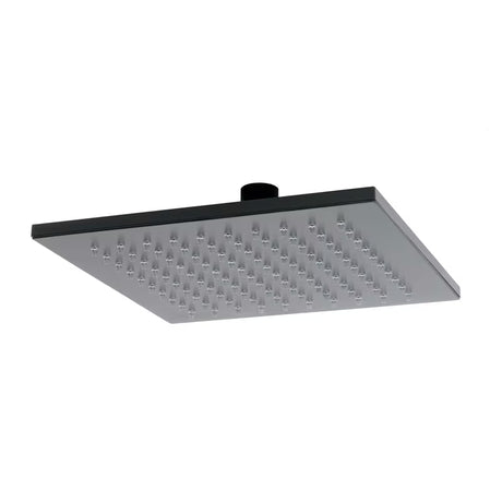 Kvadratinė viršutinis dušas SAT B-Way 20x20 cm, matinės juodos spalvos, metalinė