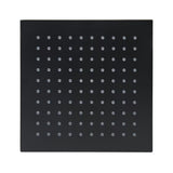 Kvadratinė viršutinis dušas SAT B-Way 20x20 cm, matinės juodos spalvos, metalinė