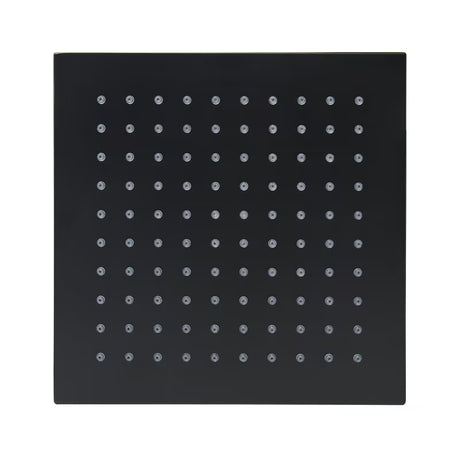 Kvadratinė viršutinis dušas SAT B-Way 20x20 cm, matinės juodos spalvos, metalinė