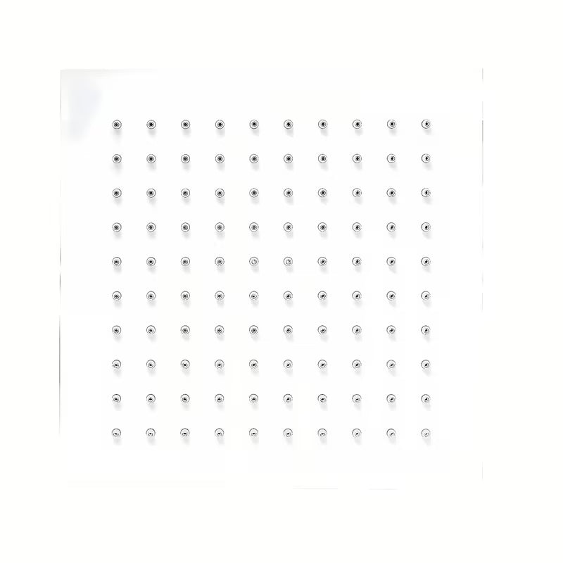Balta matinė viršutinis dušas SAT B-Way, kvadratinė, 200 x 200 mm, su viena srove.