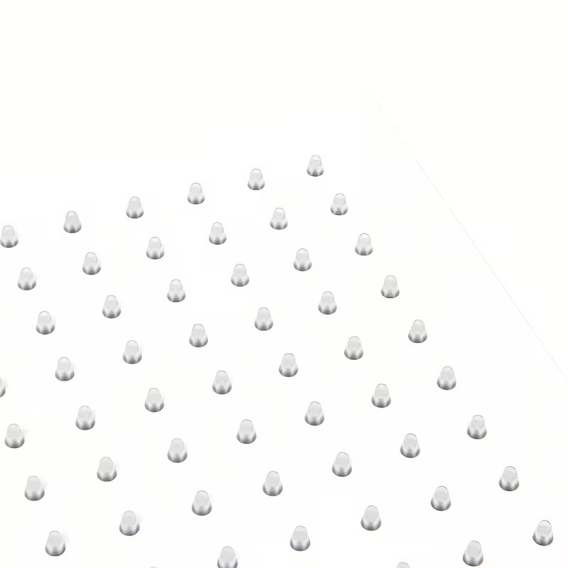 Balta matinė viršutinis dušas SAT B-Way, kvadratinė, 200 x 200 mm, su viena srove.