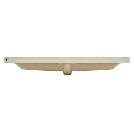 Baltas keraminis baldinis praustuvas SAT B-Way 100,5x46,3 cm su anga pro maišytuvui per vidurį