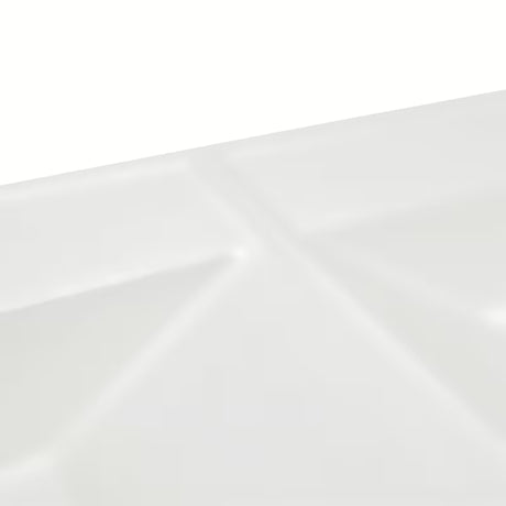 Baldinis dvigubas praustuvas SAT B-Way 121x46 cm, matinės baltos spalvos, su dviem angomis pro maišytuvui