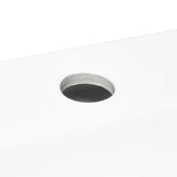Baltas keraminis mažas praustuvas SAT Brevis 43x30 cm be perpylimo su anga pro maišytuvui