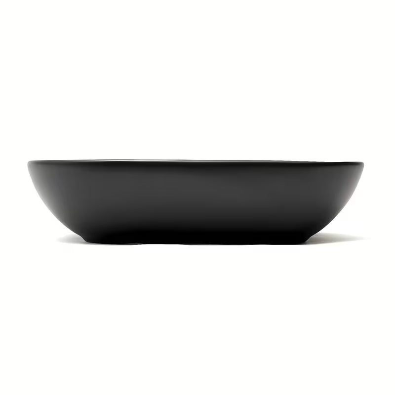 SAT Brevis pakabinami keraminis praustuvas 50 x 38,5 cm, juodos matinės spalvos