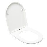Balta KLOZETO dangtis SAT Brevis su softclose ir EasyLock pro, kad būtų lengva nuimti ir valyti.