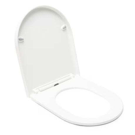 Balta KLOZETO dangtis SAT Brevis su softclose ir EasyLock pro, kad būtų lengva nuimti ir valyti.