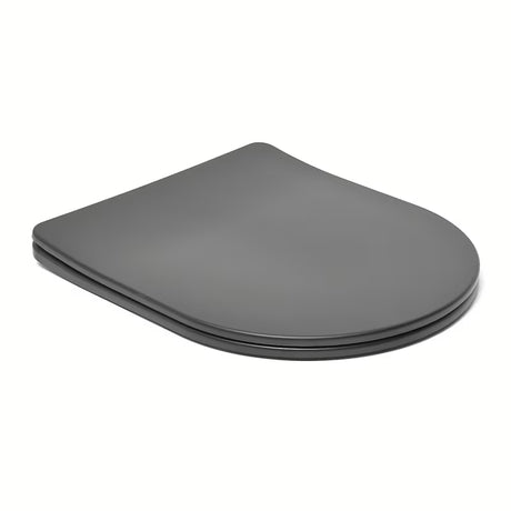 Juodas KLOZETO dangtis SAT Brevis su softclose ir EasyLock pro lengvam nuėmimui
