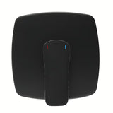 Potinkinė svirtinis dušo maišytuvas SAT Cube Way matinės juodos spalvos apdaila pro moderniam vonios kambariui.