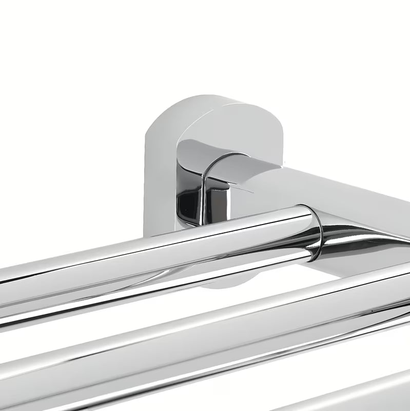 Sieninė lentynėlė SAT Cube Way chrome spalvos vonios kambariui