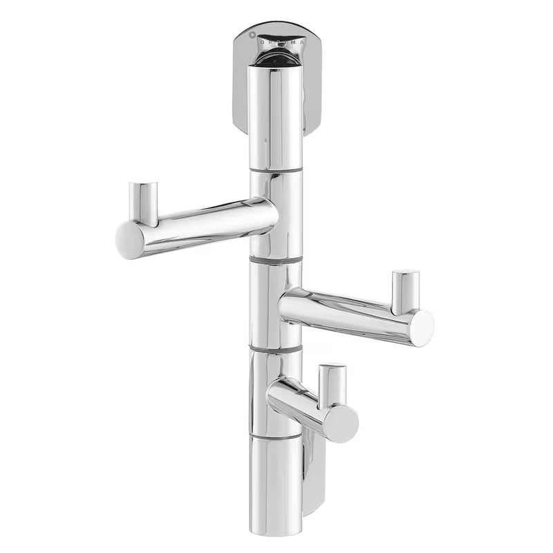 Daugiafunkcis trigubas kabliukas SAT Spirit/Cube Way, chrome pro rankšluosčiams ir chalatams kabinti.
