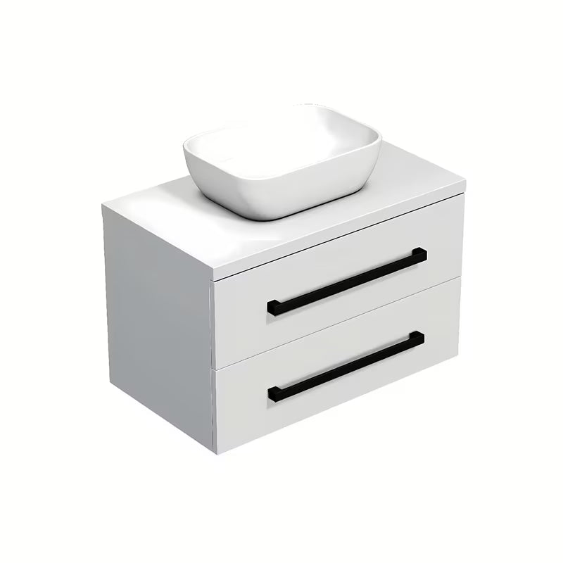 Metalinė rankenėlė SAT Cube Way, matinės juodos spalvos, pro vonios kambario baldai