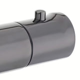 Termostatinė sieninė vonios maišytuvas SAT Dark matinės PVD gun metal be dušo komplekto apdailos.