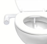 Balta bidė sėdynė SAT Easybidet pro montuoti po KLOZETO dangtis, be prijungimo prie elektros.