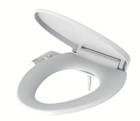 Balta bidė sėdynė SAT Easybidet pro montuoti po KLOZETO dangtis, be prijungimo prie elektros.