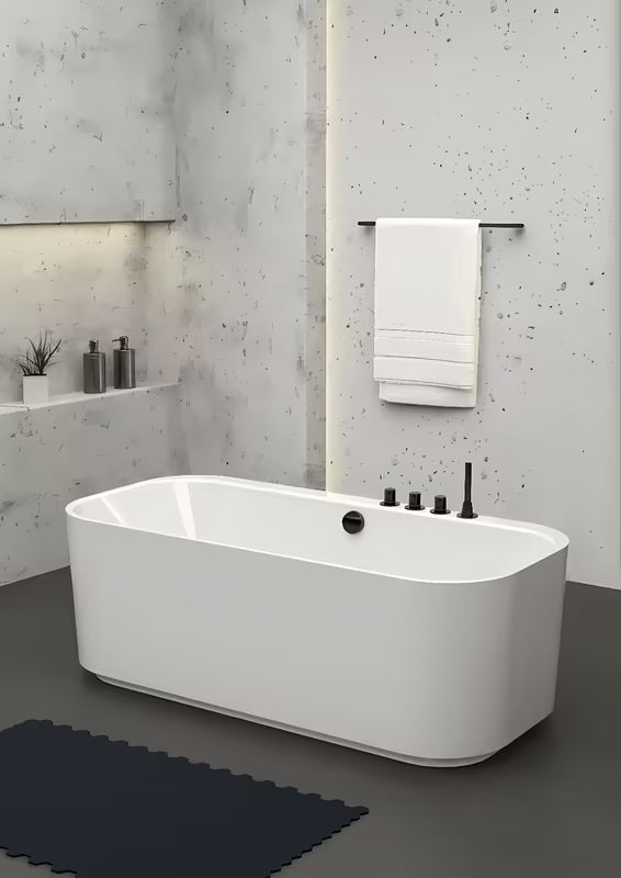 Laisvai pastatomas akrilinė vonia SAT Evolution 170x80 cm, kairinė ir dešininė versija