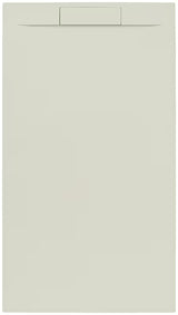 Stačiakampis dušo padėklas SAT Fusion 100 x 80 cm iš lieto marmuro, spalva – beige