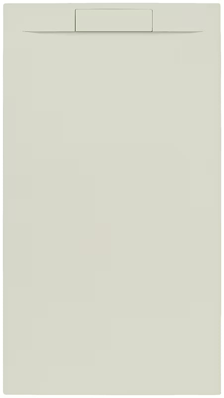 Stačiakampis dušo padėklas SAT Fusion 100 x 80 cm iš lieto marmuro, spalva – beige