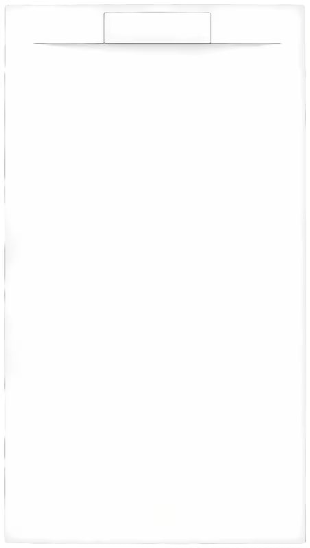 Stačiakampis dušo padėklas SAT Fusion iš lieto marmuro 120x80 cm, spalva – blanco