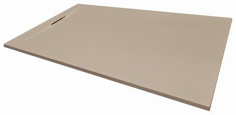 Stačiakampis dušo padėklas SAT Fusion 120x80 cm iš lieto marmuro, spalva – moka