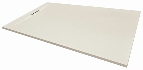 Stačiakampis dušo padėklas SAT Fusion 140x80 cm iš lieto marmuro, spalva – beige