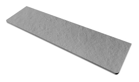 Pilkas stačiakampis dušo padėklas SAT Fusion 140x80 cm iš lieto marmuro