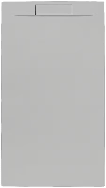 Stačiakampis dušo padėklas SAT Fusion 140x80 cm iš lieto marmuro, pilkos spalvos gris perla.