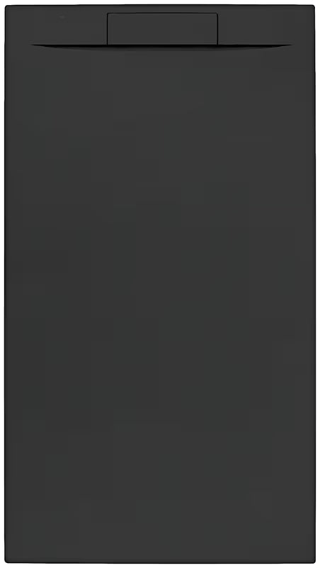 Stačiakampis dušo padėklas SAT Fusion 140x90 cm iš lieto marmuro, spalva – grafito