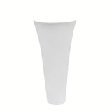Laisvai pastatomas keraminis praustuvas SAT Fusion baltos spalvos, 42,5 cm skersmens ir 95 cm aukščio.