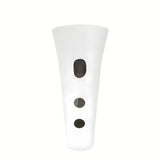 Laisvai pastatomas keraminis praustuvas SAT Fusion baltos spalvos, 42,5 cm skersmens ir 95 cm aukščio.