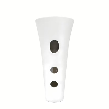 Laisvai pastatomas keraminis praustuvas SAT Fusion baltos spalvos, 42,5 cm skersmens ir 95 cm aukščio.