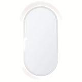 Ovalus LED veidrodis SAT Fusion 54x94 cm su apšviestu skaidriu rėmu ir jutikliniu valdymu