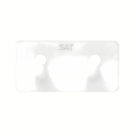Baltas klijuojamas kabliukas SAT iš nerūdijančio plieno, matinio paviršiaus, pro montavimas be gręžimo