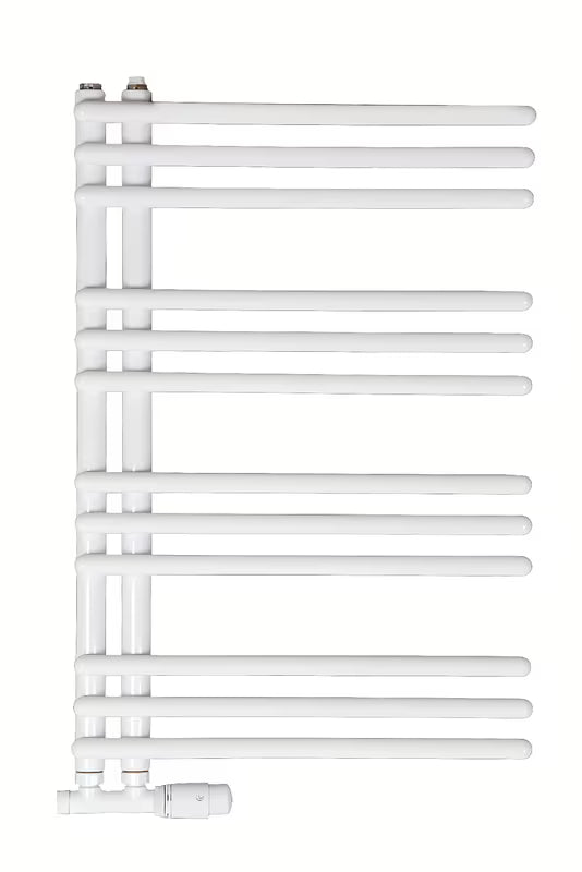 Baltas kombinuotas rankšluosčių džiovintuvas SAT Hto 50x74 cm su centriniu prijungimu
