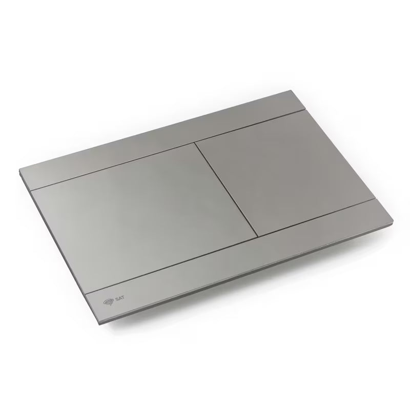 Nerūdijančio plieno vandens nuleidimo mygtukas SAT Individual, gun metal spalvos, su PVD paviršiaus danga