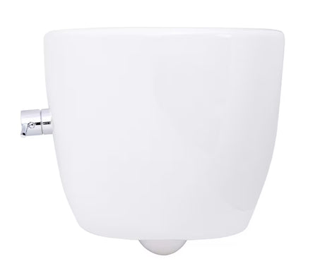 Baltas pakabinamas KLOZETAS SAT Infinitio su integruota bidė funkcija, šoniniu valdymu ir softclose sėdyne.