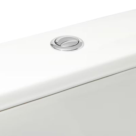 Baltas laisvai pastatomas klozetas SAT Infinitio rimless  su sėdyne su taupiu DualFlush nuleidimu