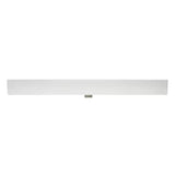 Baltas keraminis praustuvas SAT Infinitio 121,4x46,9 cm su persipylimo anga